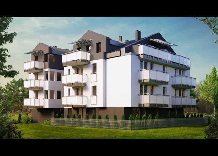 Widok od strony drogi