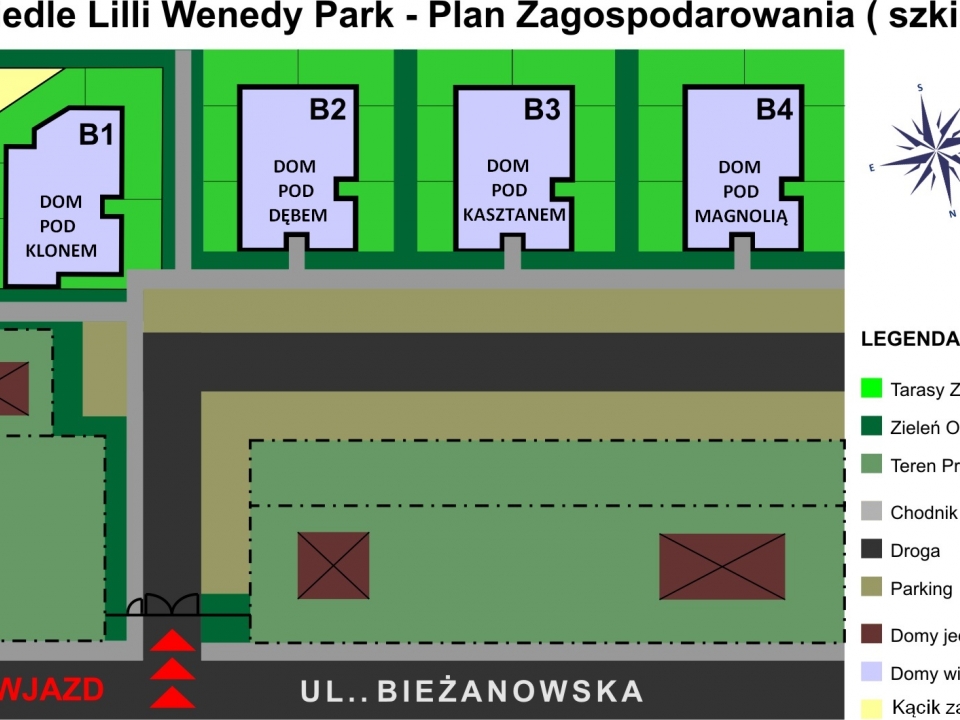 Plan Zagospodarowania osiedla 